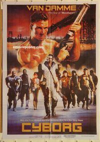 s250 CYBORG Pakistani movie poster '89 Jean Claude Van Damme
