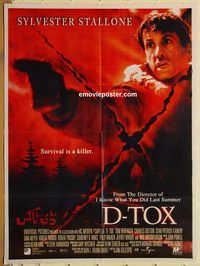 s332 D-TOX Pakistani movie poster '01 Sylvester Stallone, Dutton