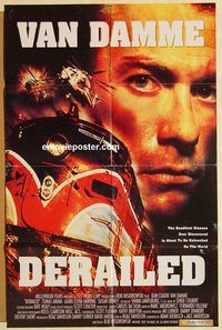 s280 DERAILED Pakistani movie poster '02 Jean-Claude Van Damme