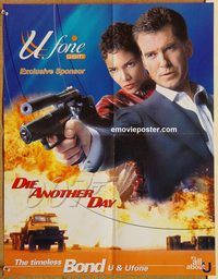 t293 DIE ANOTHER DAY 17x21.5 promo Pakistani movie poster '02 Bond