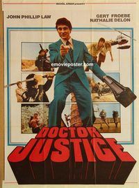 s301 DOCTOR JUSTICE Pakistani movie poster '75 John Phillip Law