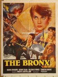 s351 ESCAPE FROM THE BRONX #1 Pakistani movie poster '83 wild image!