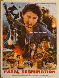 s379 FATAL TERMINATION Pakistani movie poster '88 Andrew Kam