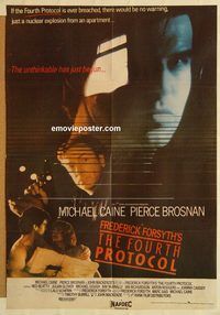 s422 FOURTH PROTOCOL Pakistani movie poster '87 Brosnan, Caine