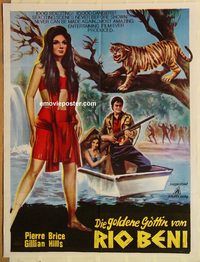 s459 GOLDEN GODDESS OF RIO BENI #2 Pakistani movie poster '64 Brice