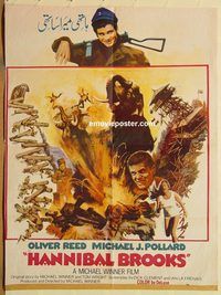s484 HANNIBAL BROOKS Pakistani movie poster '69 Oliver Reed, Pollard
