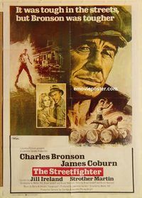 s492 HARD TIMES Pakistani movie poster '75 Charles Bronson, Coburn