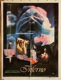 s565 INFERNO Pakistani movie poster '80 Dario Argento horror!