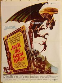 s583 JACK THE GIANT KILLER Pakistani movie poster '62 Kerwin Mathews
