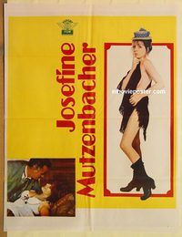s590 JOSEFINE MUTZENBACHER Pakistani movie poster '70 German sex!