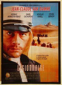 s666 LEGIONNAIRE Pakistani movie poster '98 Jean-Claude Van Damme