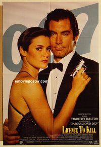s670 LICENCE TO KILL style A Pakistani movie poster '89 James Bond