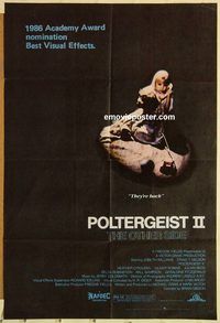 s874 POLTERGEIST 2 Pakistani movie poster '86 Craig T. Nelson, horror