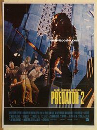 s883 PREDATOR 2 #2 Pakistani movie poster '90 Danny Glover, Gary Busey