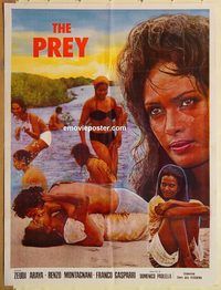 s885 PREY Pakistani movie poster '74 Zeudi Araya, Italian adventure!