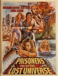 s888 PRISONERS OF THE LOST UNIVERSE Pakistani movie poster '83 Saxon