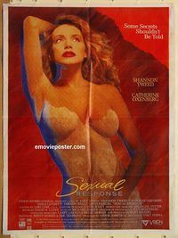 s997 SEXUAL RESPONSE Pakistani movie poster '92 sexy Shannon Tweed!