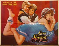 s999 SEXY SUZAN & HER SISTER #2 Pakistani movie poster '70s Torday