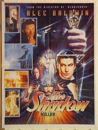 t001 SHADOW Pakistani movie poster '94 Alec Baldwin, Peter Boyle