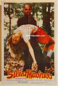 t021 SILENT MADNESS #2 Pakistani movie poster '84 3D psycho horror!