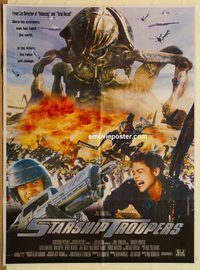 t072 STARSHIP TROOPERS Pakistani movie poster '97 Paul Verhoeven
