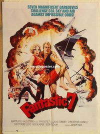 s373 FANTASTIC 7 Pakistani movie poster '79 Christopher Connelly