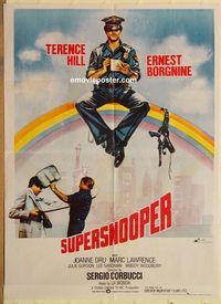 t106 SUPERSNOOPER Pakistani movie poster '80 Terence Hill, Borgnine