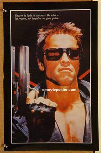 t320 TERMINATOR 15x20.5 Pakistani movie poster '84 Schwarzenegger