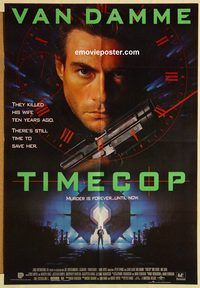 t158 TIMECOP Pakistani movie poster '94 Jean-Claude Van Damme, Mia Sara