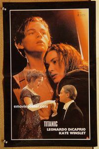 t323 TITANIC 13x20 #2 Pakistani movie poster '97 DiCaprio, Winslet