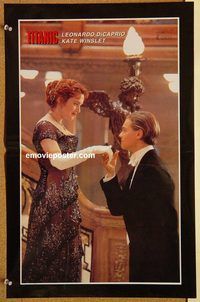 t324 TITANIC 13x20 #3 Pakistani movie poster '97 DiCaprio, Winslet