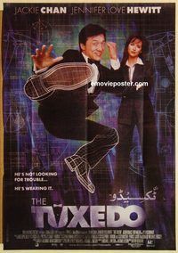 t188 TUXEDO Pakistani movie poster '02 Jackie Chan, Jen Love Hewitt