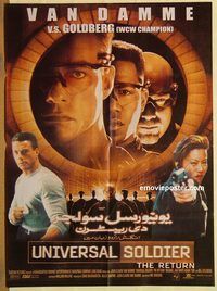 t196 UNIVERSAL SOLDIER THE RETURN Pakistani movie poster '99 Van Damme