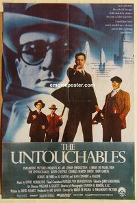 t200 UNTOUCHABLES Pakistani movie poster '87 Kevin Costner,De Niro
