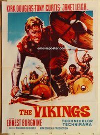 t212 VIKINGS Pakistani movie poster '58 Kirk Douglas, Tony Curtis