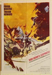 t221 VON RYAN'S EXPRESS Pakistani movie poster '65 Frank Sinatra, Howard