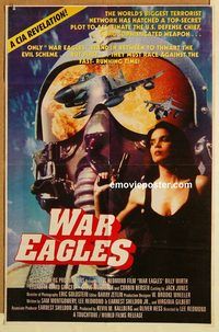 t294 FINAL MISSION 22.5x34.5 Pakistani movie poster '93 War Eagles!