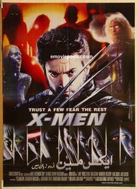 t261 X-MEN Pakistani movie poster '00 Patrick Stewart, Halle Berry