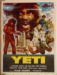 t265 YETI THE GIANT OF THE 20TH CENTURY Pakistani movie poster '77