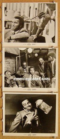 t733 BLACK CAESAR 15 8x10 movie stills '73 Godfather of Harlem!