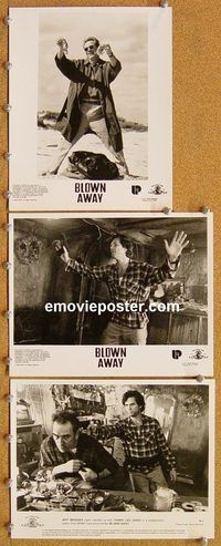 t791 BLOWN AWAY 11 8x10 movie stills '94 Bridges, Tommy Lee Jones