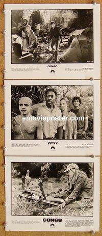 t906 CONGO 8 8x10 movie stills '95 Michael Crichton, Laura Linney