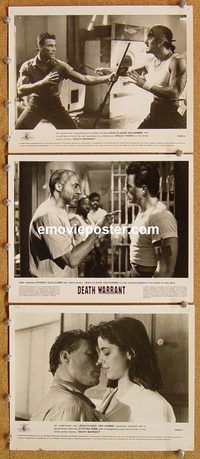 u171 DEATH WARRANT 5 8x10 movie stills '90 Jean-Claude Van Damme