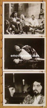u294 DEATHMASTER 4 8x10 movie stills '72 AIP, wild horror image!