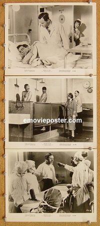 u547 DOCTOR IN LOVE 3 8x10 movie stills '61 hospital sex!