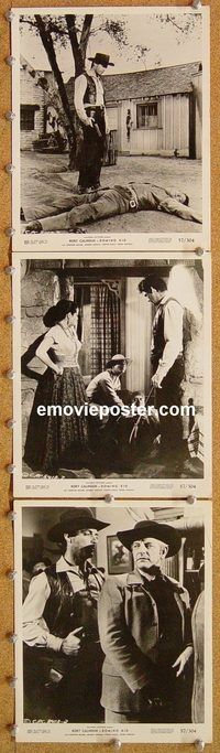 u548 DOMINO KID 3 8x10 movie stills '57 Rory Calhoun western!