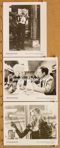 u179 EXCESS BAGGAGE 5 8x10 movie stills '97 Silverstone, Del Toro