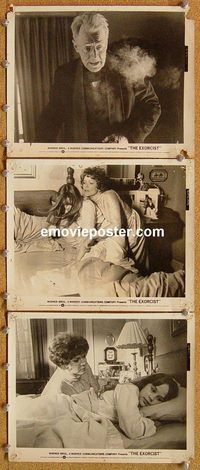 u180 EXORCIST 5 8x10 movie stills '74 William Friedkin, Von Sydow