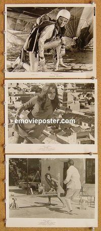t795 FATHOM 11 8x10 movie stills '67 Raquel Welch, Tony Franciosa