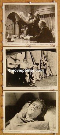 u620 HAUNTED STRANGLER 3 8x10 movie stills '58 Boris Karloff, horror!